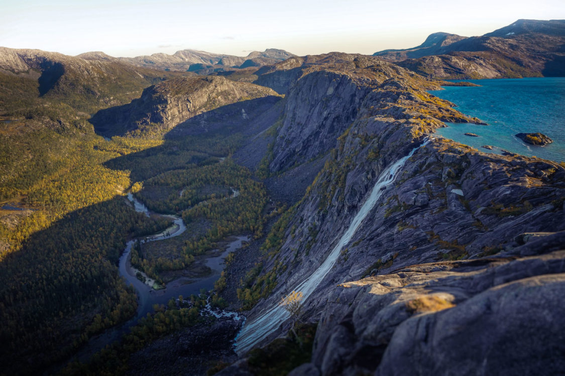 Das Litlverivatnet (311 m) Litlverivatnet