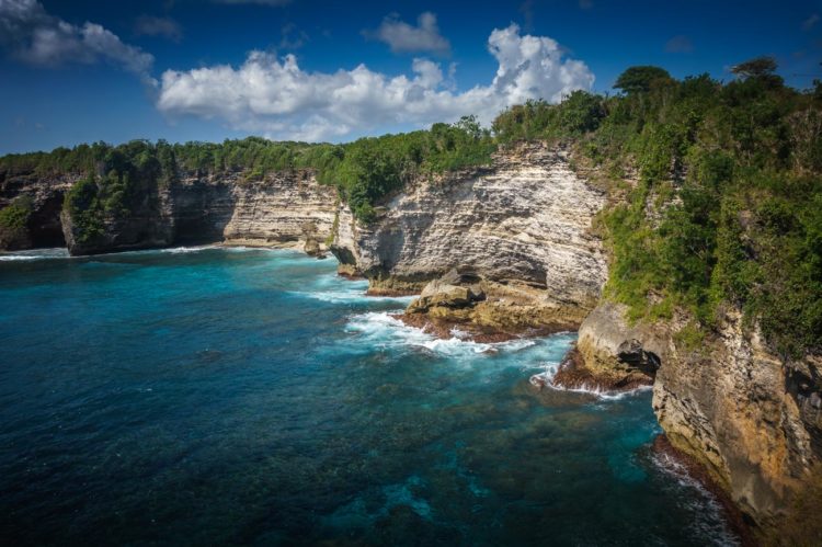 Die Klippen beim Broken Beach