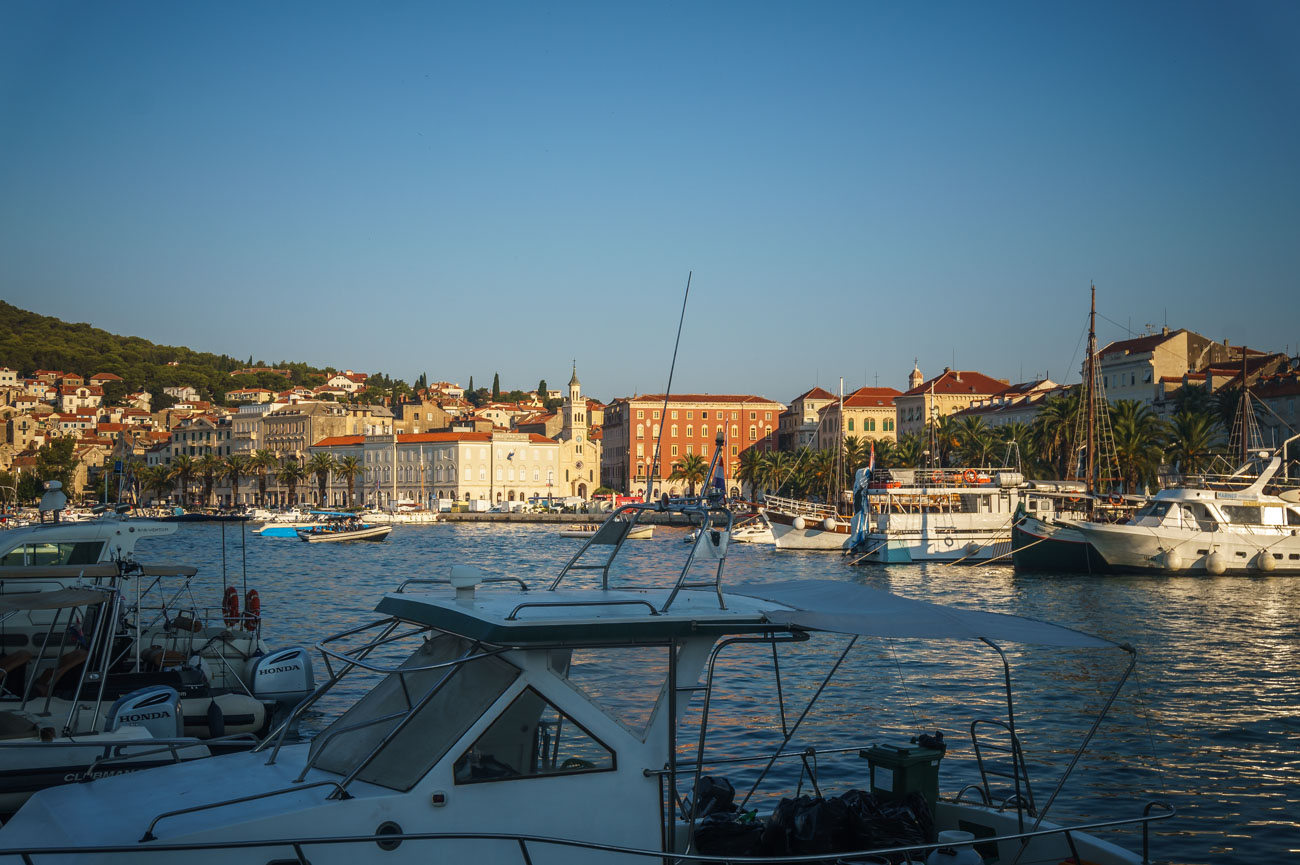 Der Hafen von Split