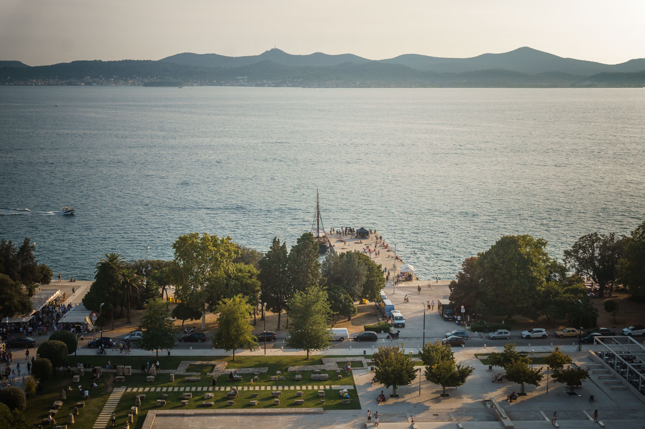 Die Promenade von Zadar