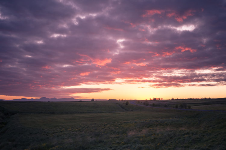 Was für ein Sonnenuntergang!