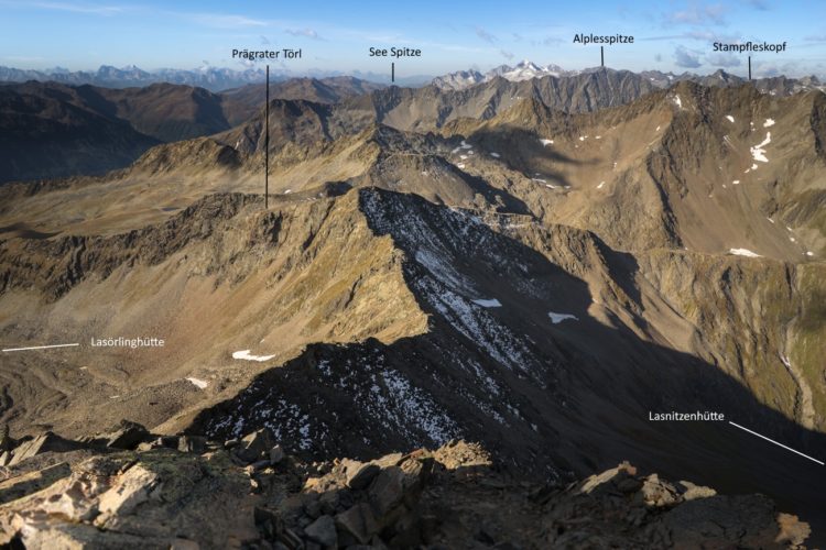 Der Grat zum Prägrater Törl