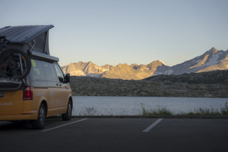 Unser Stellplatz am Grimselsee