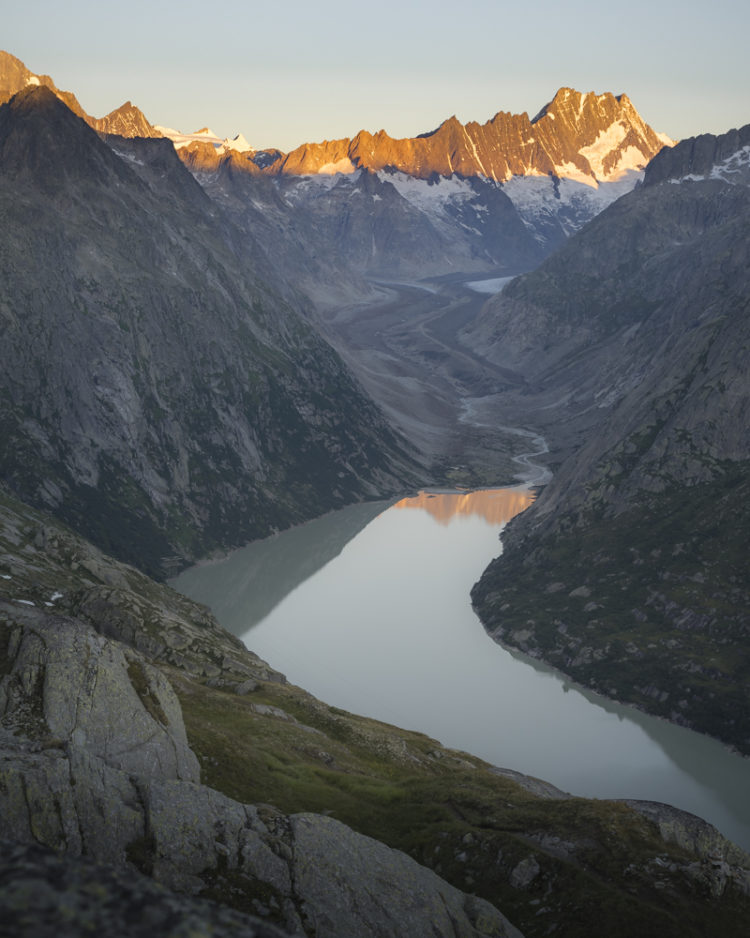 Panorama kurz nach Sonnenaufgang...