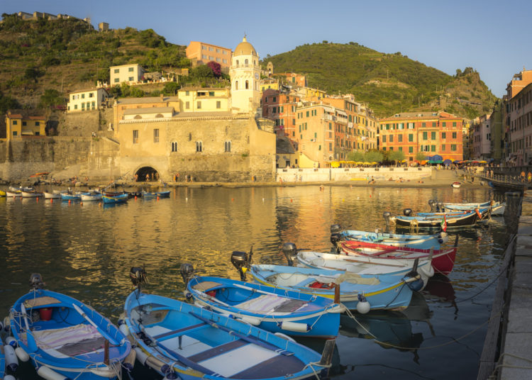 Der Hafen von Vernazza