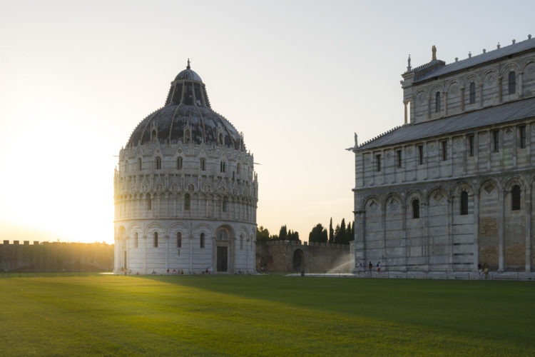 Sonnenuntergang am Piazza dei Miracoli