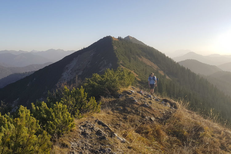 Kurz vor dem Ende der Blaubergüberschreitung