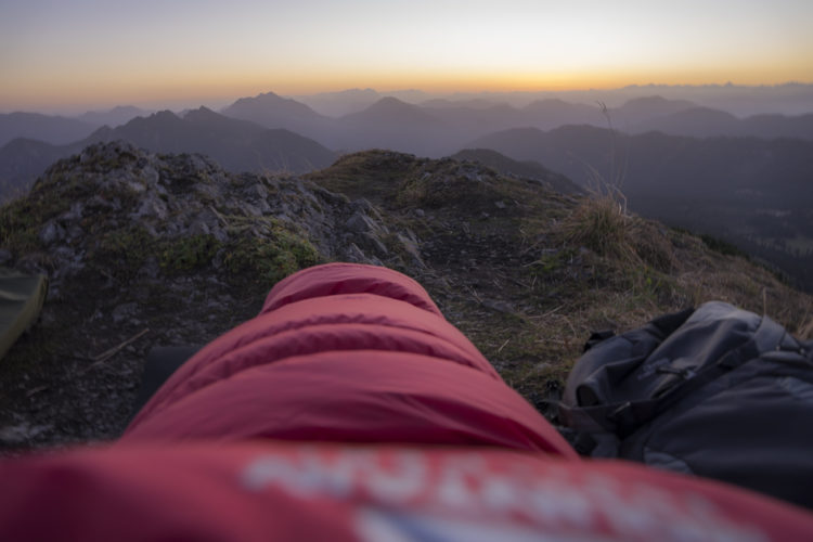 Warten auf den Sonnenaufgang