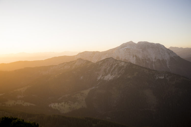 Der mächtige Guffert im Morgenlicht