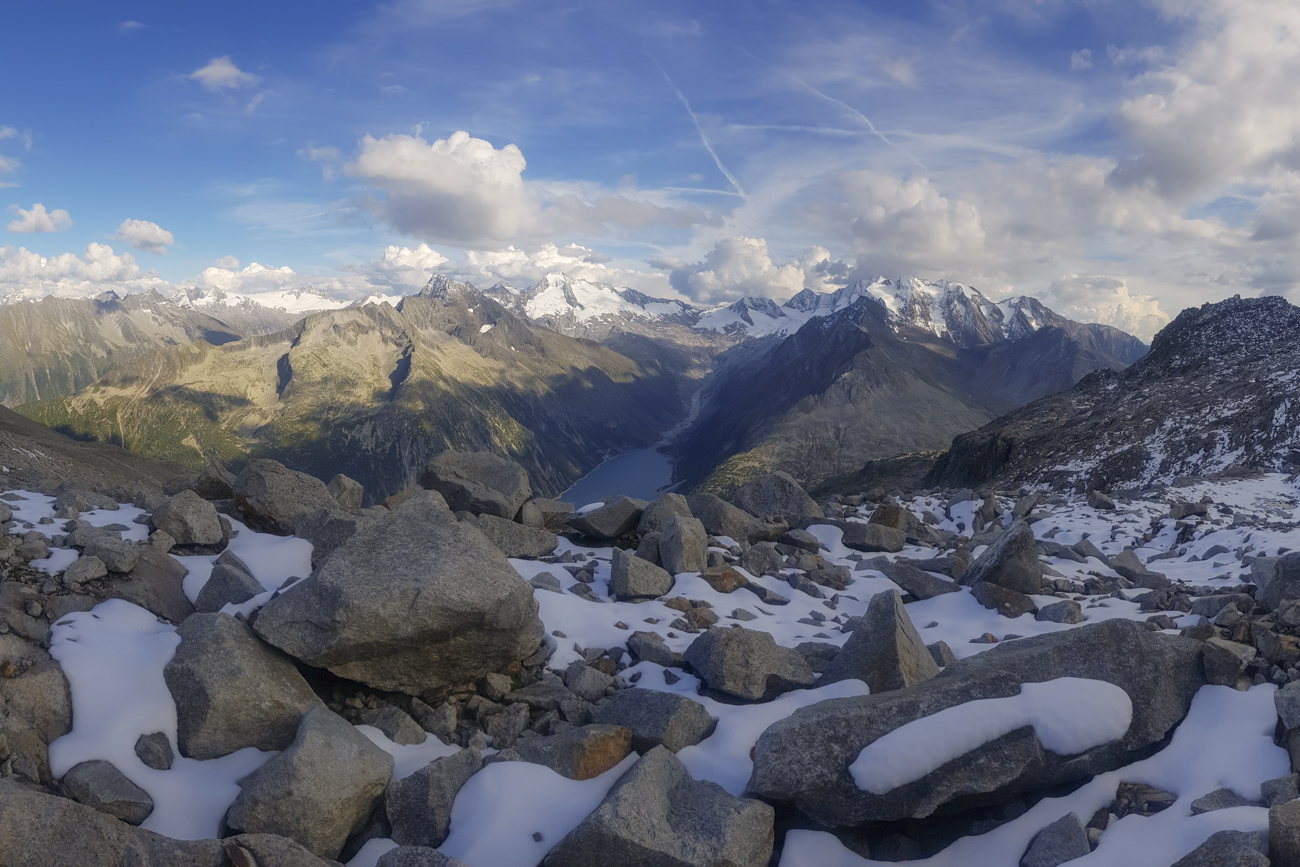 Panorama knapp unterhalb des Riepenkopfs