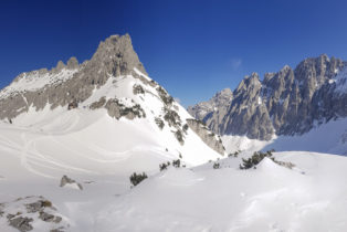 TITELBILD: Kurz unterhalb der Fritz-Pflaum-Hütte