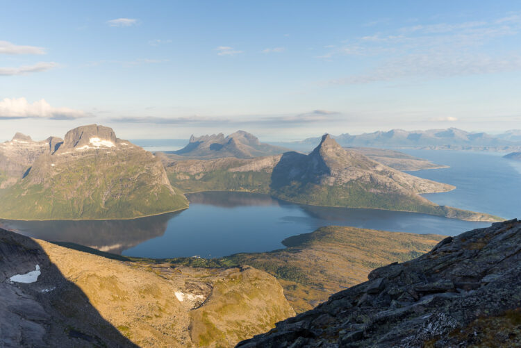 Blick auf die alpineren Bereiche des Sjunkhatten Nationalparks Blick auf die alpineren Bereiche des Sjunkhatten Nationalparks