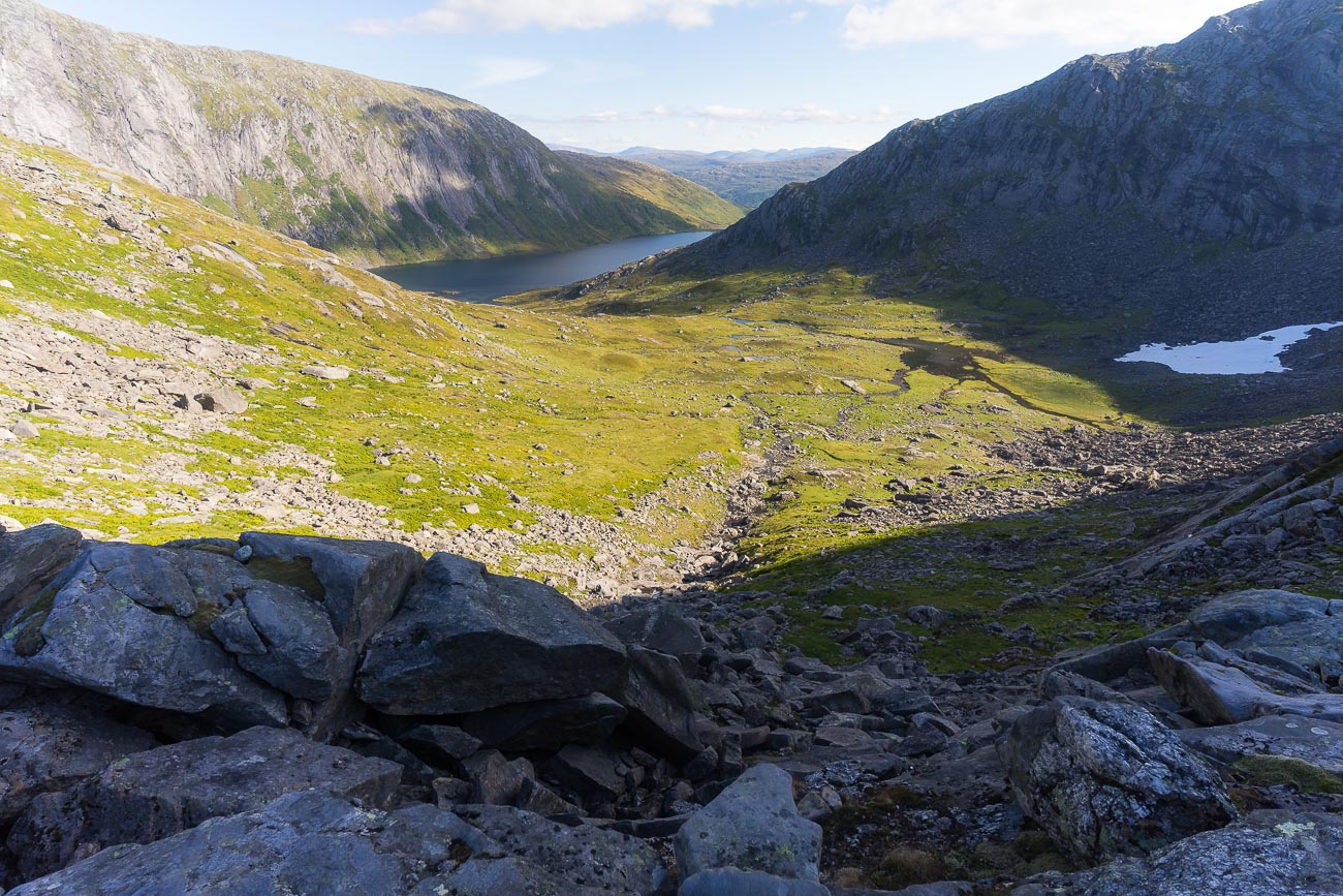Ausblick auf den Drogvatnet Ausblick auf den Drogvatnet